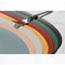 4 Pcs Green Nordic-Style PVC Leather Placemats Set of 4 - Waterproof, Heat-Resistant, and Oil-Proof Triangular Table Mats
