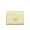 Yellow Compact Women's Bow-Accent Wallet - Fresh Minimalist PU Leather Foldable Card Holder with Multiple Slots