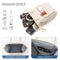 Beige Mini Waterproof Oxford Backpack - Lightweight 263g Travel Crossbody Bag with Adjustable Straps