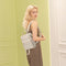 Beige Mini Waterproof Oxford Backpack - Lightweight 263g Travel Crossbody Bag with Adjustable Straps