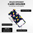 2 Pcs Yellow and Green Sunflower Patterns Retractable Badge Reel & ID Card Holder Set with Lanyard - Durable ABS Plastic