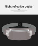 2 Pcs Black Lightweight Women's Running Waist Bag - Splash-Proof Fitness Belt with Stretchable Phone Storage