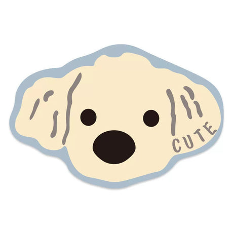 2 Pcs Style 5 Beige Puppy pattern Cartoon Pet Feeding Mat for Cats & Dogs - Absorbent Diatom Mud Splash-Proof Mat, Easy to Clean