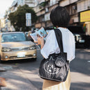 Dark Green Foldable Waterproof Shopping Tote Bag Set - Large Capacity Lightweight Reusable Grocery Bag with Matching Pouch