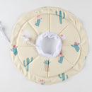 2 Pcs Size S Beige Comfortable Pet Recovery Collar | Waterproof Anti-Lick Collar for Cats & Dogs