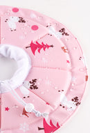 2 Pcs Size L Beige Comfortable Pet Recovery Collar | Waterproof Anti-Lick Collar for Cats & Dogs