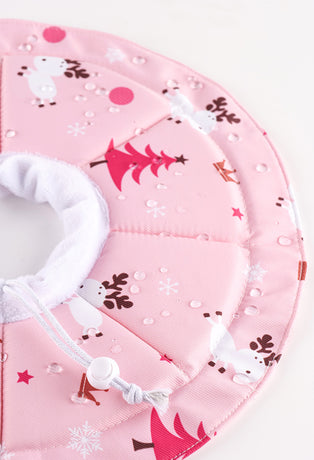 2 Pcs Size L Beige Comfortable Pet Recovery Collar | Waterproof Anti-Lick Collar for Cats & Dogs