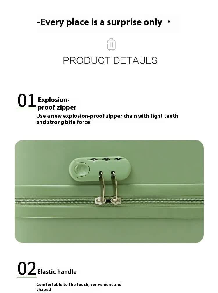 Beige Compact 18-Inch Carry-On Suitcase | Lightweight ABS Hardside Spinner Luggage