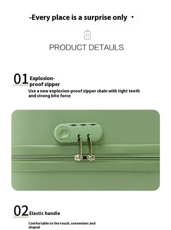 Black Compact 18-Inch Carry-On Suitcase | Lightweight ABS Hardside Spinner Luggage