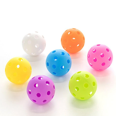 2 Tubes Red Outdoor Pickleball Balls 4-Pack - Durable 40-Hole Design with Carry Tube(8 balls in total)