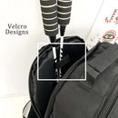 Orange And Grey Stylish Sports Backpack with Contrast Pockets - Unisex Gym Bag for Badminton & Tennis