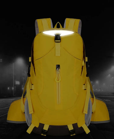 Black Lightweight 30L Hiking Backpack - Water-Resistant Outdoor Daypack for Trekking & Travel