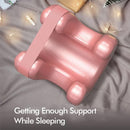 Black Beauty Sleep Pillow - Contoured Memory Foam Pillow for Face & Neck Support