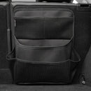 3 Pcs Black Premium Car Back Seat & Trunk Organizer - Multi-Pocket Hanging Storage Bag