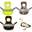 4 Pcs Camouflage Green High Visibility Chicken & Duck Safety Vest - Reflective Poultry Jacket