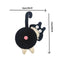 Black Cat Butt Coasters 3-Piece Set - Cute Knitted Drink Coasters for Cat Lovers