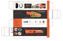 Army Green High-Sensitivity Metal Detector Pinpointer - GP Pointer with Vibration and Audio Alert for Treasure Hunting
