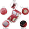 Blue-grey (Wrestling) Women's Short Leather Wallet - European Style Waxed Leather Coin Purse with Zipper Card Holder in Red