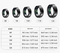 Silver Round 0.77inch Smart Ring with Heart Rate and Sleep Tracking - IP68 Waterproof Fitness Tracker with Step Counter