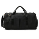 Black Dry Wet Separation Gym Bag - Women's Large Capacity - Training & Travel