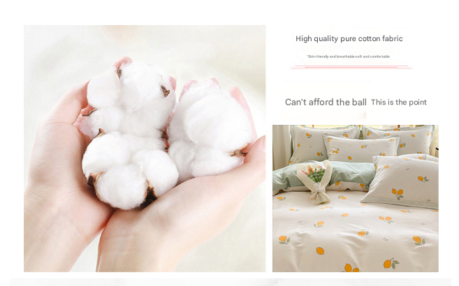 Beautiful Woman 100% Cotton Pillowcase Set (Pack of 2) - Breathable Standard Size 48x74cm Pure Cotton Pillow Covers