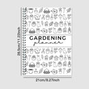 2-Pack Gardening Journal Set - 28.5x21cm (11.22x8.27in) Plant Care Tracker with Watering Schedule - Indoor/Outdoor Polarimeter Logbooks