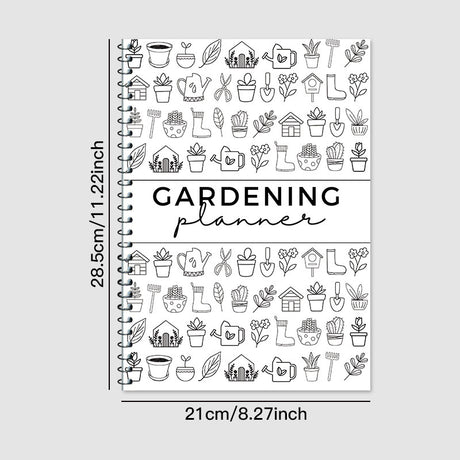 2-Pack Gardening Journal Set - 28.5x21cm (11.22x8.27in) Plant Care Tracker with Watering Schedule - Indoor/Outdoor Polarimeter Logbooks