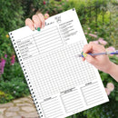 2-Pack Gardening Journal Set - 28.5x21cm (11.22x8.27in) Plant Care Tracker with Watering Schedule - Indoor/Outdoor Polarimeter Logbooks
