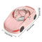 Pink Fun Hamster Racing Wheel Toy - Durable PP Plastic Exercise Wheel for Active Small Pets