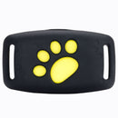 Black Real-Time Pet GPS Tracker Locator - Magnetic Charging, Multi-Mode Positioning for Dogs & Cats