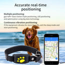 Pink Real-Time Pet GPS Tracker Locator - Magnetic Charging, Multi-Mode Positioning for Dogs & Cats