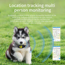 Green Real-Time Pet GPS Tracker Locator - Magnetic Charging, Multi-Mode Positioning for Dogs & Cats