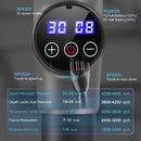 Black Deep Tissue Percussion Massage Gun - 30 Speeds, 6 Heads, Type-C Charging