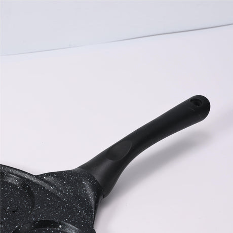 Black Cartoon Versatile Non-Stick Frying Pan (27cm) - Induction Ready Skillet for Everyday Cooking