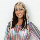 Beige Boho Hand-Crocheted Tassel Sun Hat - Lightweight Breathable Beach Cap (Fits 55-60cm)