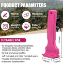 2PCS Pink Durable ABS Bicycle Tire Lever - Easy Tyre Removal & Repair Tool