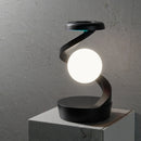 Grey-Black Modern Levitating LED Desk Lamp  - Spiral Design Atmosphere Light