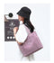 Modern Light purple Shoulder Bag with Multiple Pockets - Perfect for Work