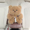 Adorable Pink Pig Tissue Holder for Car - Plush Toy with Storage