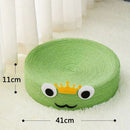 Adorable All Sisal Frog Cat Scratching Post and Lounger - 41cm Cat Claw Proof Basin