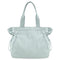 Water-Resistant Tote Bag with Drawstring Side-Cinch and Snap Closure - 18L Capacity Light Blue