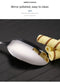 6-Piece Portable Stainless Steel Cutlery Set with Plate and Bag - Gold, Great for Camping and Travel (Chopsticks)