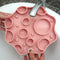 Silicone Dog Slow Feeder and Licking Mat - 2 in 1 Puzzle Bowl for Dog Slow Feeding(Dark yellow)