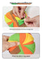 Interactive Dog Snuffle Ball Toy - Puzzle Treat Dispenser with Squeaker, green