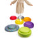 Rainbow Balance Stepping Stone - Sensory Training Toy for Kids, Purple circle Step