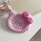 Korean INS Kitty Quilt Insulation Pad, Cute Fabric Kitchen Mat, Desktop Decoration (Blue)