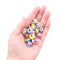 Unicorn DIY Beaded Bracelet Kit for Kids - Pink Crystal Beads and Charms Jewelry Set with Gift Box