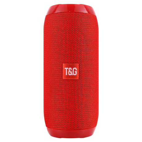 Red Portable Bluetooth Speaker - HiFi 360 Degree Audio Wireless Mini Speaker, Support Hands-free Calling