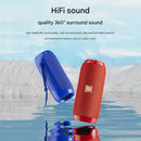 Green (triangle blue) Portable Bluetooth Speaker - HiFi 360 Degree Audio Wireless Mini Speaker, Support Hands-free Calling