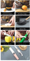 Bamboo Leaf Green 12-Piece Silicone Cooking Utensil Set - Non-Stick Food-Grade Kitchen Tools with Holder